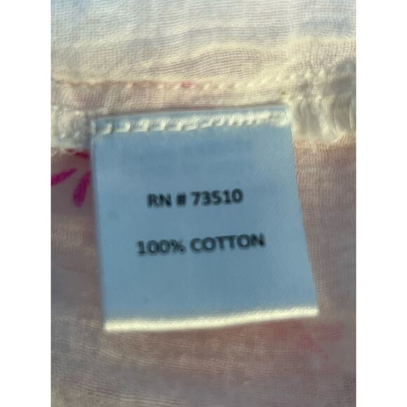 Ivy Jane Blouse Small Pink Floral Cold Shoulder Ruffled Fairy Cottage Core - Picture 8 of 8